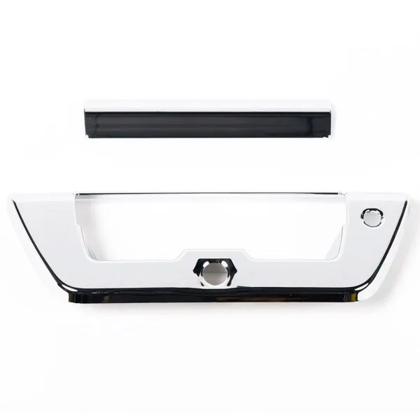 401075 – PUTCO Tailgate Handle Cover, Chrome Plated ABS Plastic With or Without Camera And With LED Opening